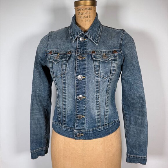 Y2K True Religion Emily denim jacket - Picture 1 of 8